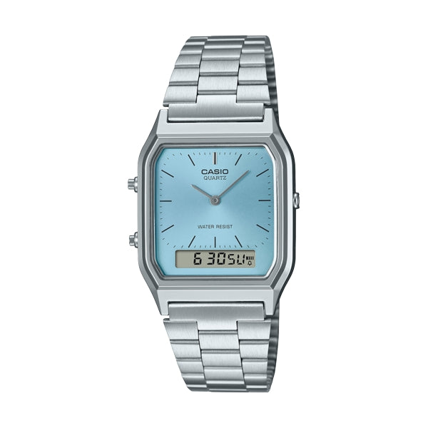 CASIO VINTAGE Mod. EDGY COLLECTION SUNRAY DIAL - LIGHT BLUE CASIO COLLECTION & VINTAGE