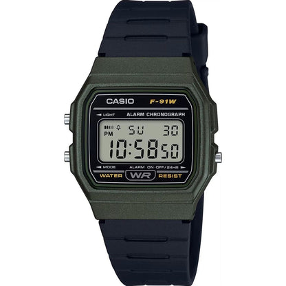 CASIO VINTAGE Mod. F-91 BIO RESIN STRAP - FOREST GREEN CASIO COLLECTION & VINTAGE