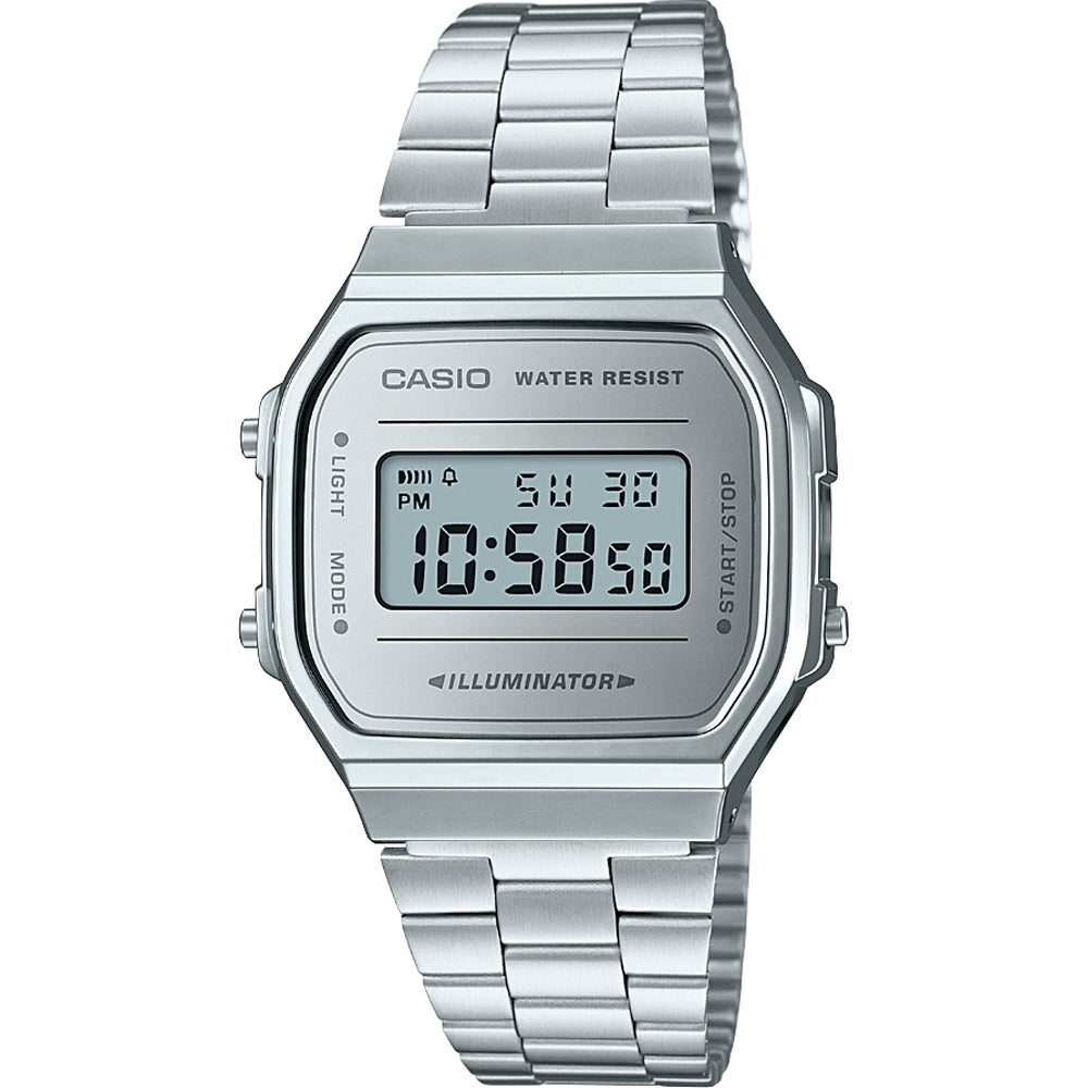 CASIO VINTAGE Mod. ICONIC - ALL SILVER WATCHES