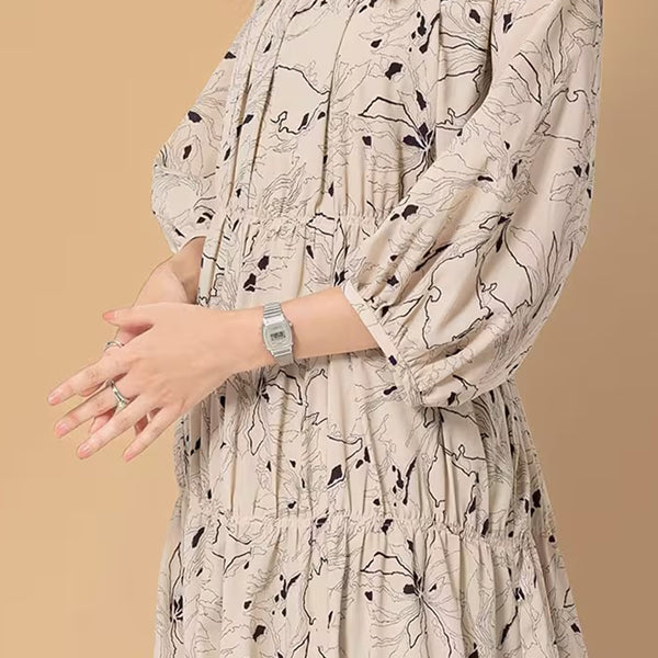 CASIO VINTAGE Mod. ICONIC MINI STEEL - CREAM WATCHES