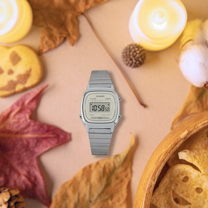 CASIO VINTAGE Mod. ICONIC MINI STEEL - CREAM WATCHES