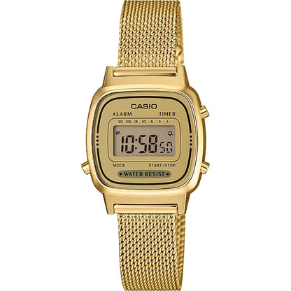 CASIO VINTAGE Mod. ICONIC MINI STEEL - GOLD MESH CASIO EU
