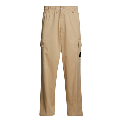 Calvin Klein Beige Cotton Cargo Pants Calvin Klein