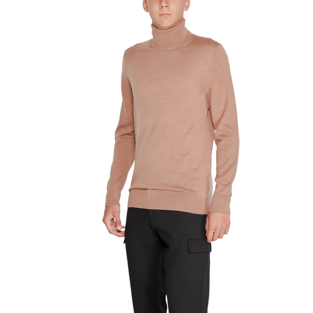 Calvin Klein Beige Wool Turtleneck