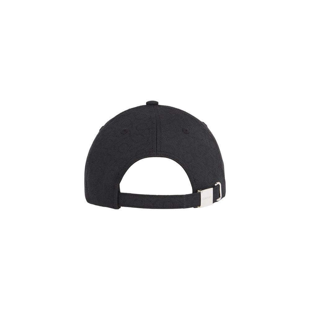 Calvin Klein Black Recycled Polyester Cap (Baseball Hat) Calvin Klein