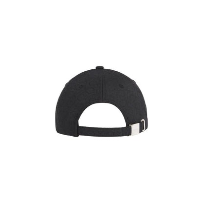 Calvin Klein Black Recycled Polyester Cap (Baseball Hat) Calvin Klein
