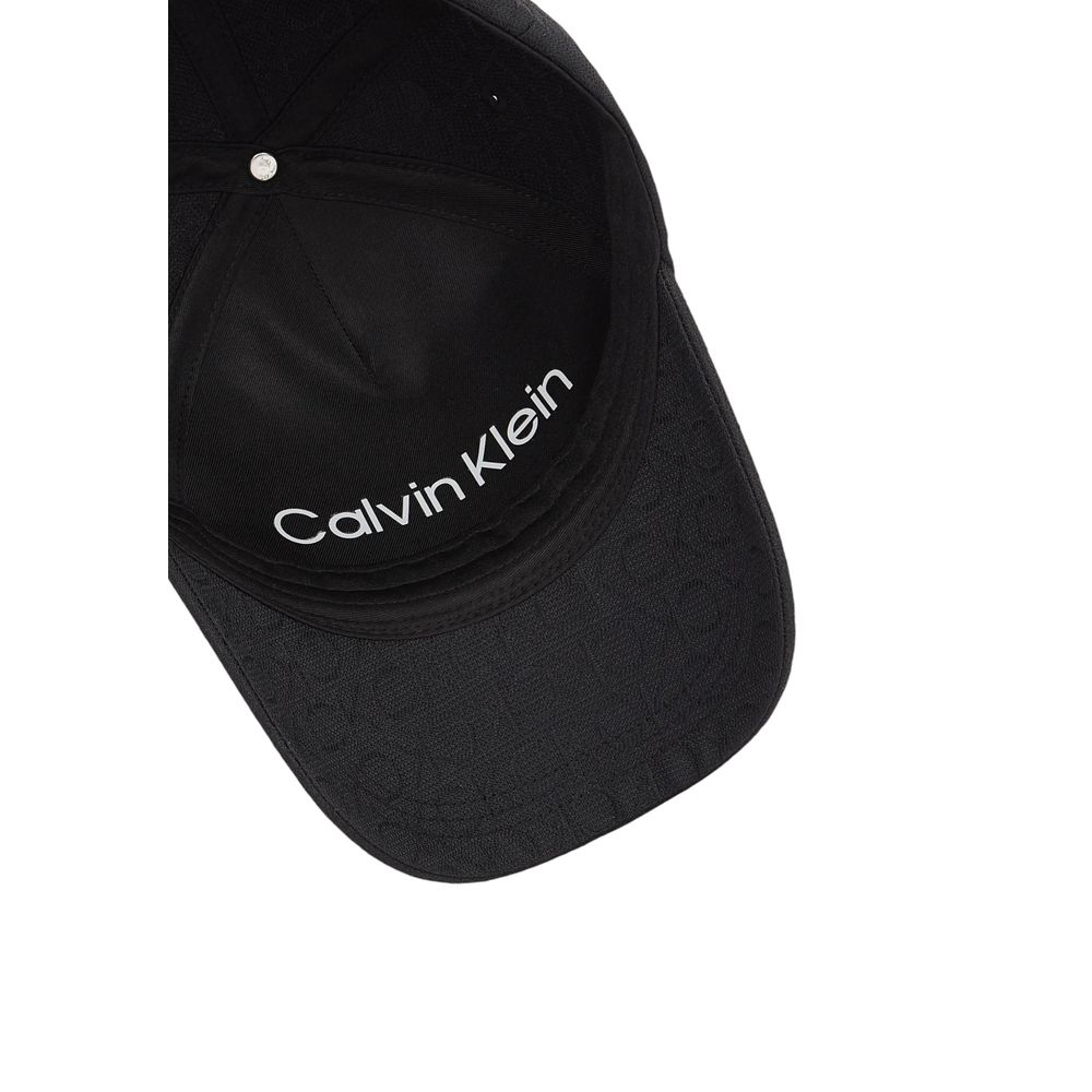 Calvin Klein Black Recycled Polyester Cap (Baseball Hat) Calvin Klein