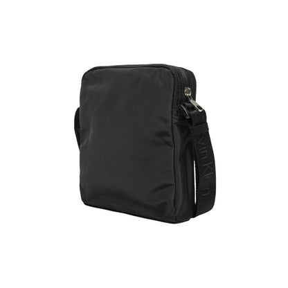 Calvin Klein Black Recycled Polyester Messenger Bag Calvin Klein