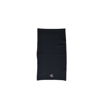 Calvin Klein Black Recycled Polyester Scarf Calvin Klein