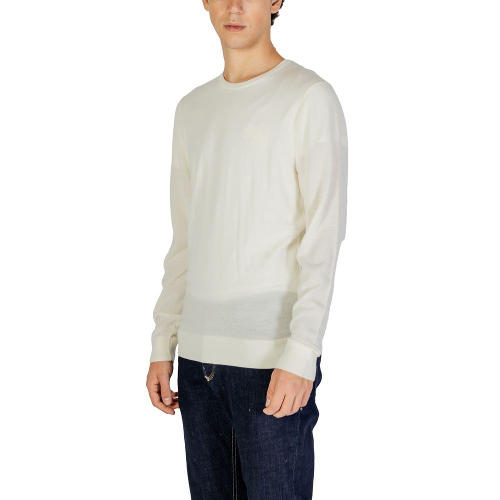 Calvin Klein Cream Recycled Wool Sweatshirt Calvin Klein
