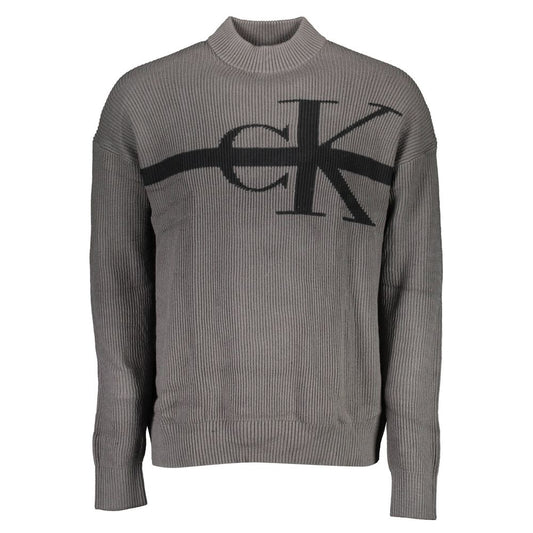 Calvin Klein Gray Cotton Sweater