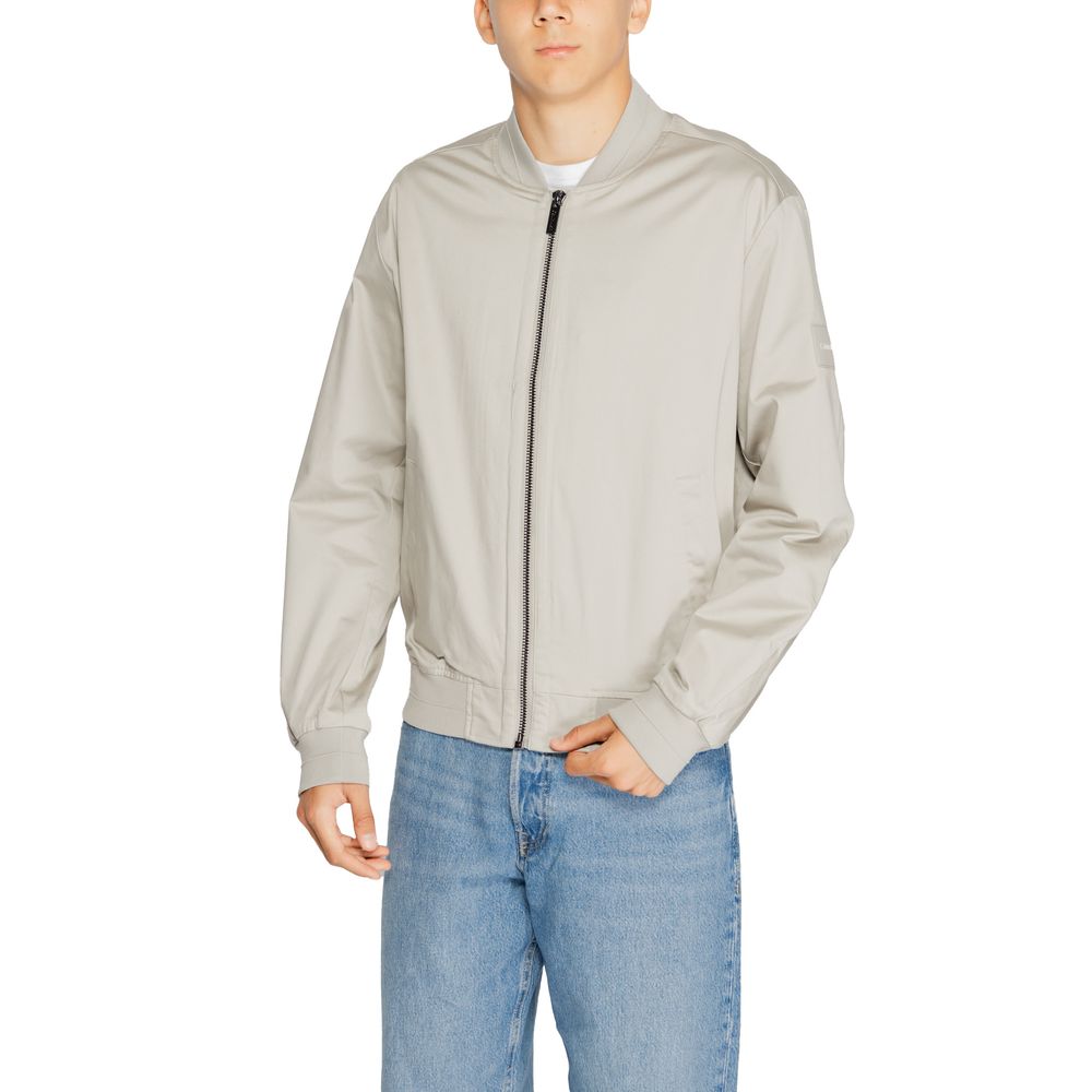 Calvin Klein Gray Organic Cotton Bomber Calvin Klein