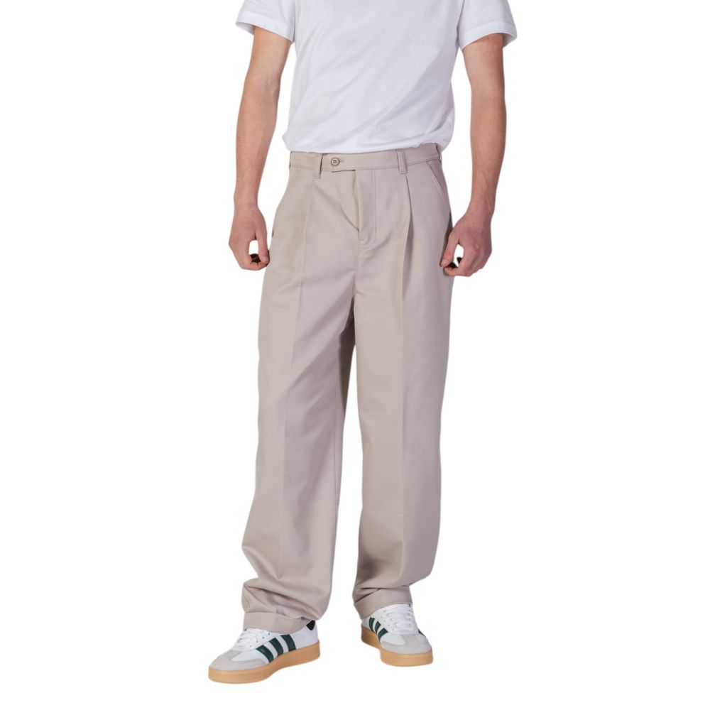 Calvin Klein Jeans Beige Recycled Polyester Casual Pants Calvin Klein Jeans
