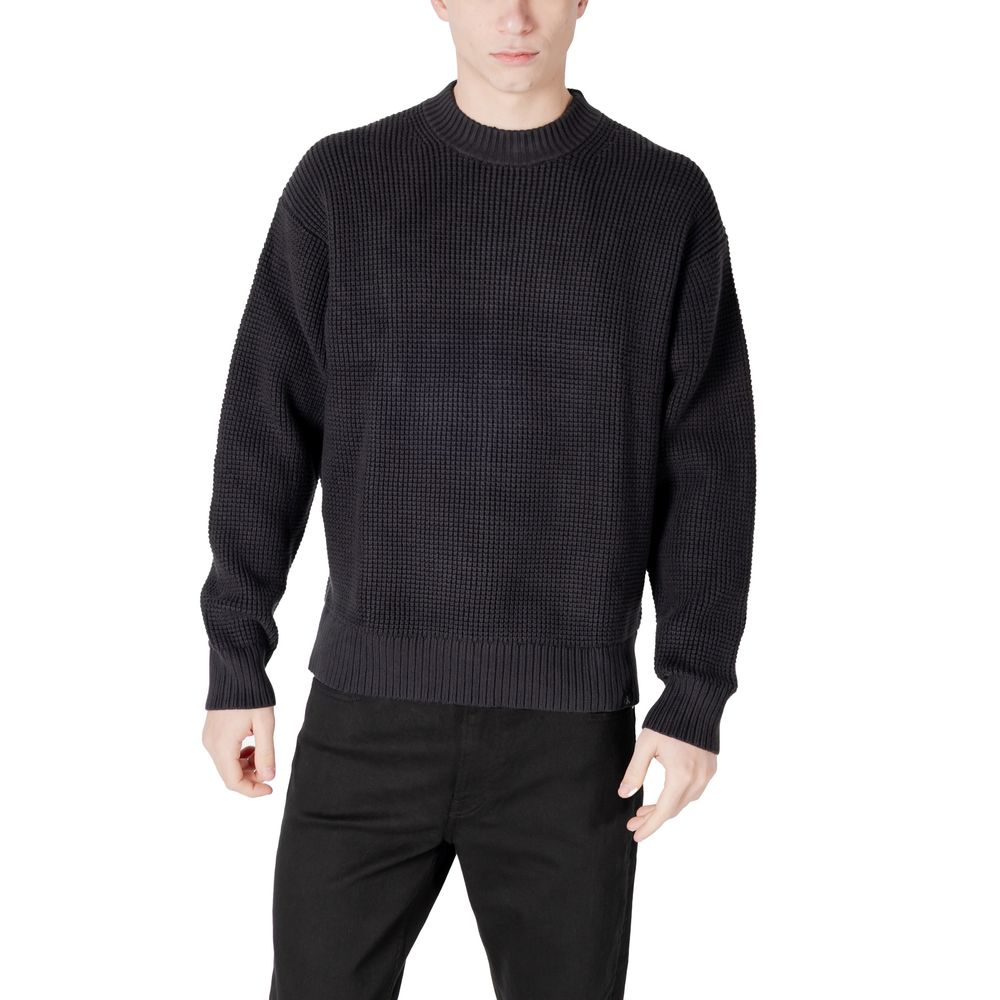 Calvin Klein Jeans Black Organic Cotton Sweatshirt Calvin Klein Jeans