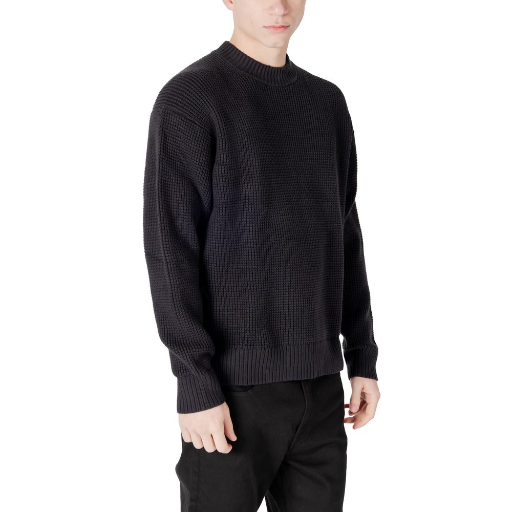 Calvin Klein Jeans Black Organic Cotton Sweatshirt Calvin Klein Jeans