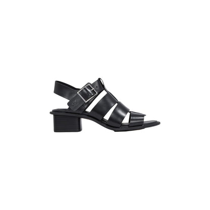 Calvin Klein Jeans Black Polyester Flat Sandals Calvin Klein Jeans
