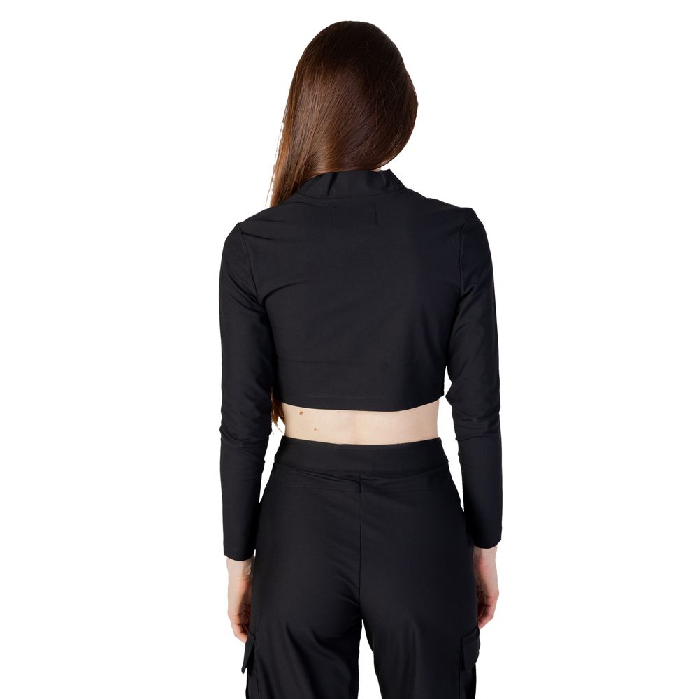 Calvin Klein Jeans Black Recycled Polyester Top Calvin Klein Jeans