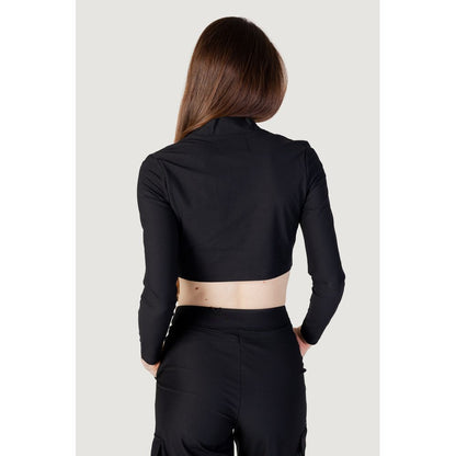 Calvin Klein Jeans Black Recycled Polyester Top Calvin Klein Jeans