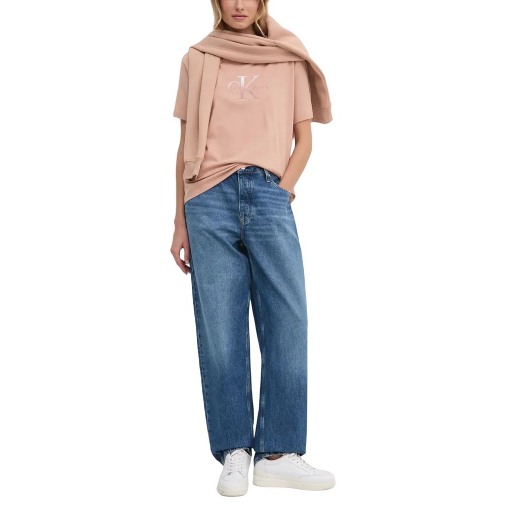 Calvin Klein Jeans Blue Cotton Mom Jeans Calvin Klein Jeans