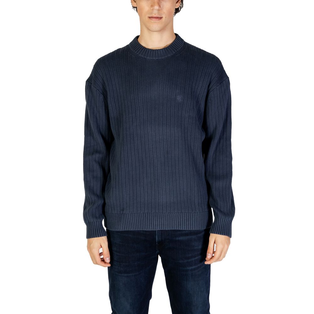 Calvin Klein Jeans Blue Cotton Sweatshirt Calvin Klein Jeans