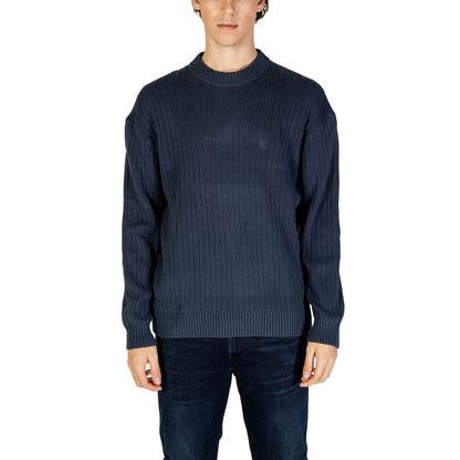Calvin Klein Jeans Blue Cotton Sweatshirt Calvin Klein Jeans