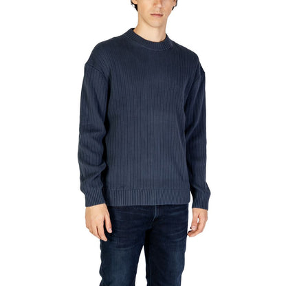 Calvin Klein Jeans Blue Cotton Sweatshirt Calvin Klein Jeans