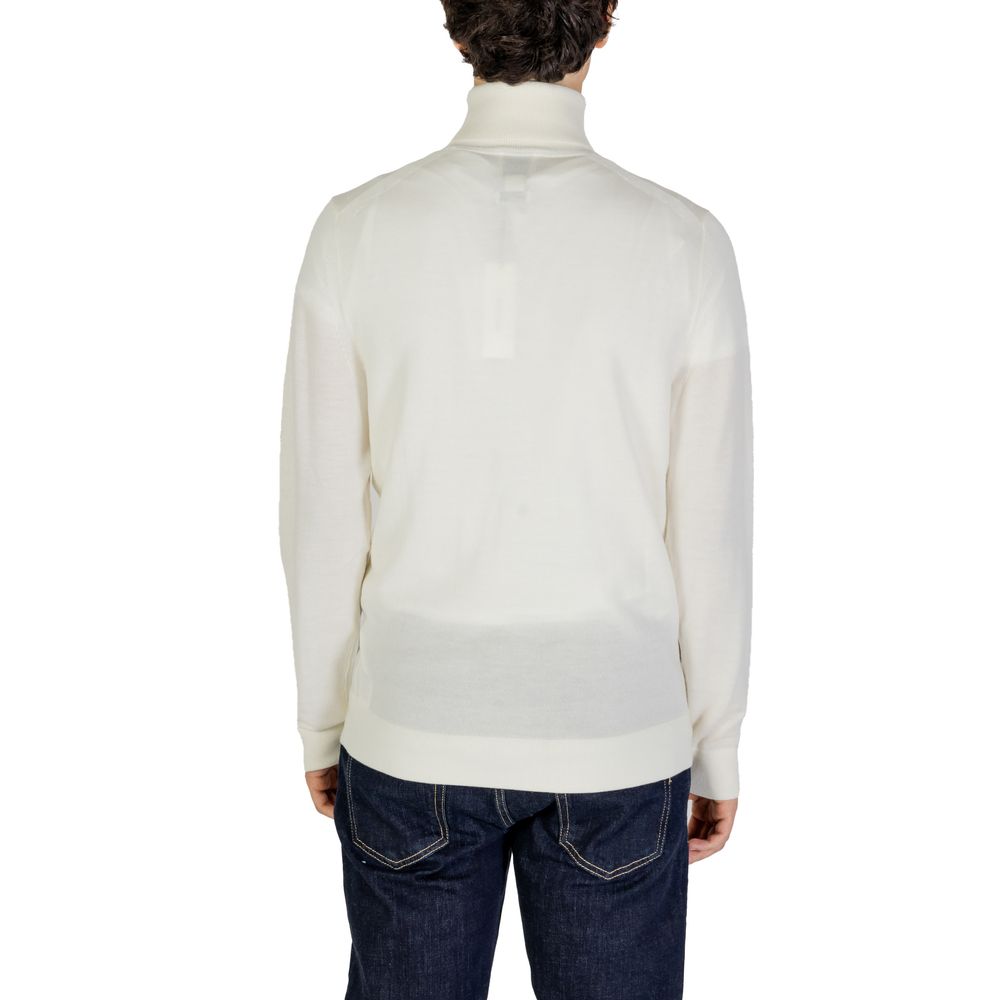 Calvin Klein Jeans Cream Wool Turtleneck Calvin Klein Jeans