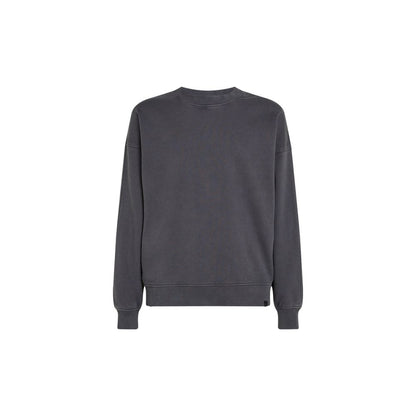 Calvin Klein Jeans Gray Cotton Sweatshirt Calvin Klein Jeans