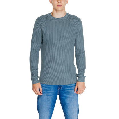 Calvin Klein Jeans Green Organic Cotton Sweatshirt Calvin Klein Jeans
