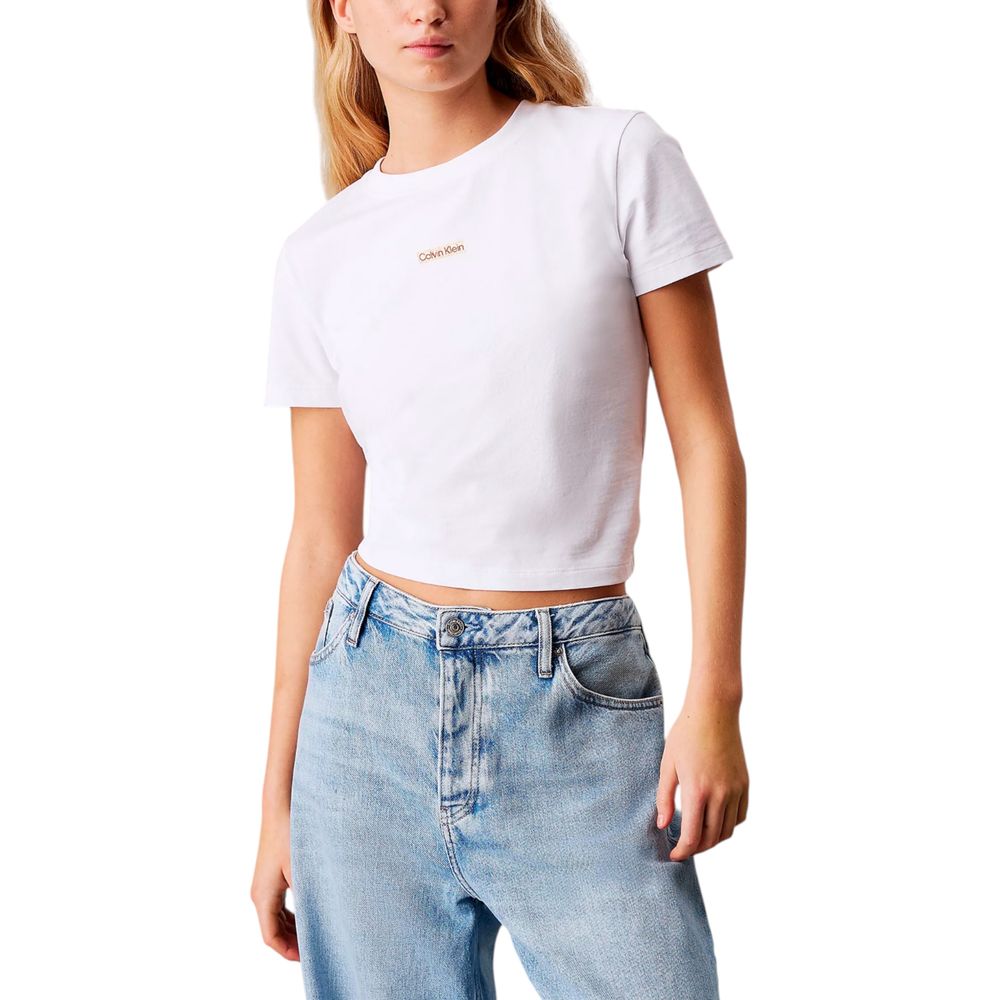 Calvin Klein Jeans White Recycled Cotton Sportswear Calvin Klein Jeans