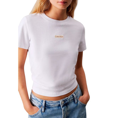 Calvin Klein Jeans White Recycled Cotton Sportswear Calvin Klein Jeans
