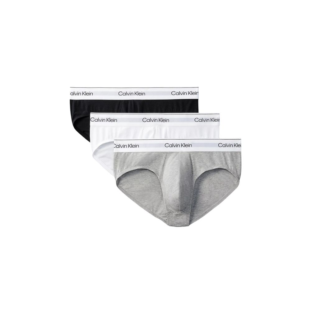 Calvin Klein Underwear Gray Cotton Briefs Calvin Klein Underwear