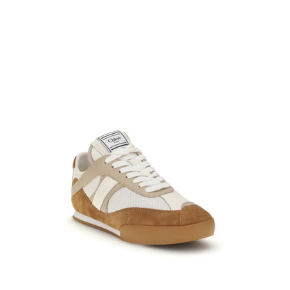 Chloé Brown Calf Leather Bos Taurus Athletic Sneakers Chloé