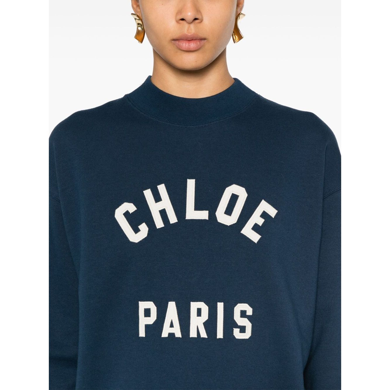 Chloé Chloè Sweaters Blue Topwear