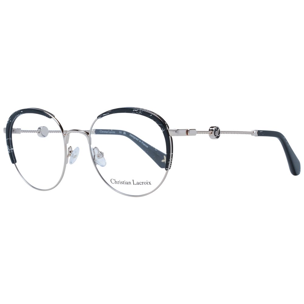 Christian Lacroix Black Metal Glasses (Frames) Christian Lacroix