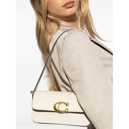 Coach flap Zoe leather shoulder bag