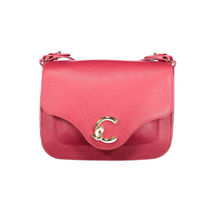 Coccinelle Red Polyethylene Handbag with adjustable shoulder strap, logo, automatic closure, and 4 internal pockets.