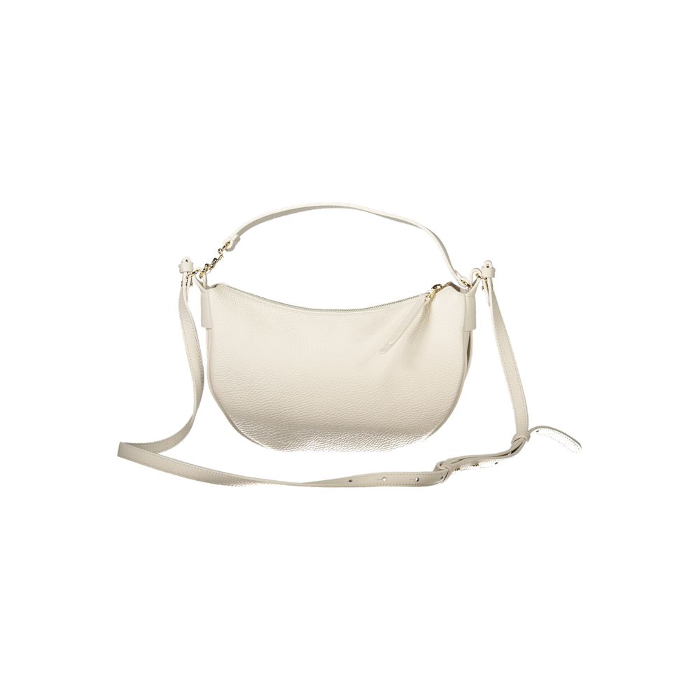 Front view with bag zipped and handles upright.