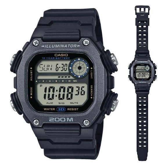 CASIO SPORT Mod. ILLUMINATOR DIVER 200M. 10 YEARS BATTERY - XL STRAP CASIO COLLECTION & VINTAGE