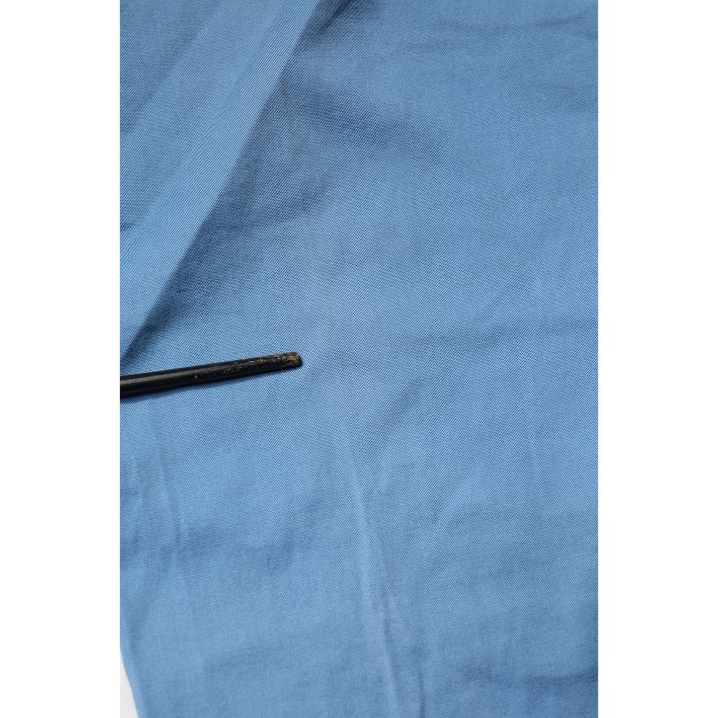 Daniele Alessandrini Blue Cotton Mid Waist Straight Men Denim Jeans Daniele Alessandrini