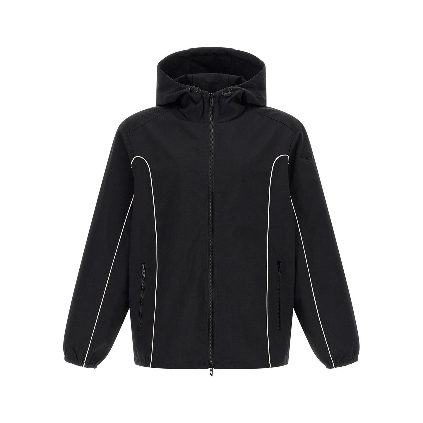 Diesel Black Polyamide Shell Jacket