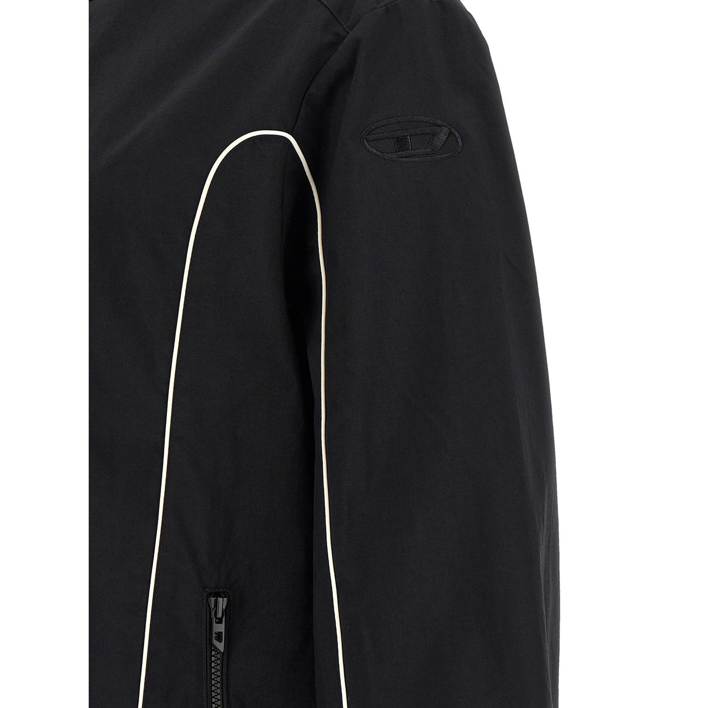 Diesel Black Polyamide Shell Jacket