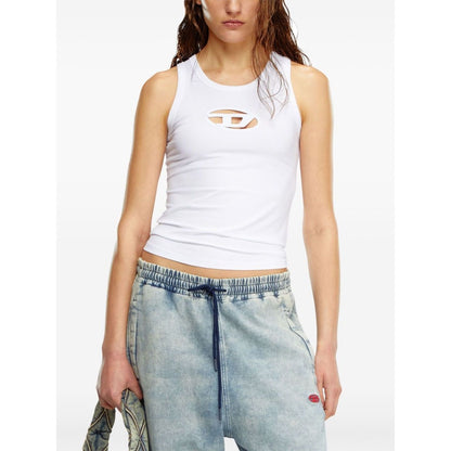 Diesel Top White Topwear