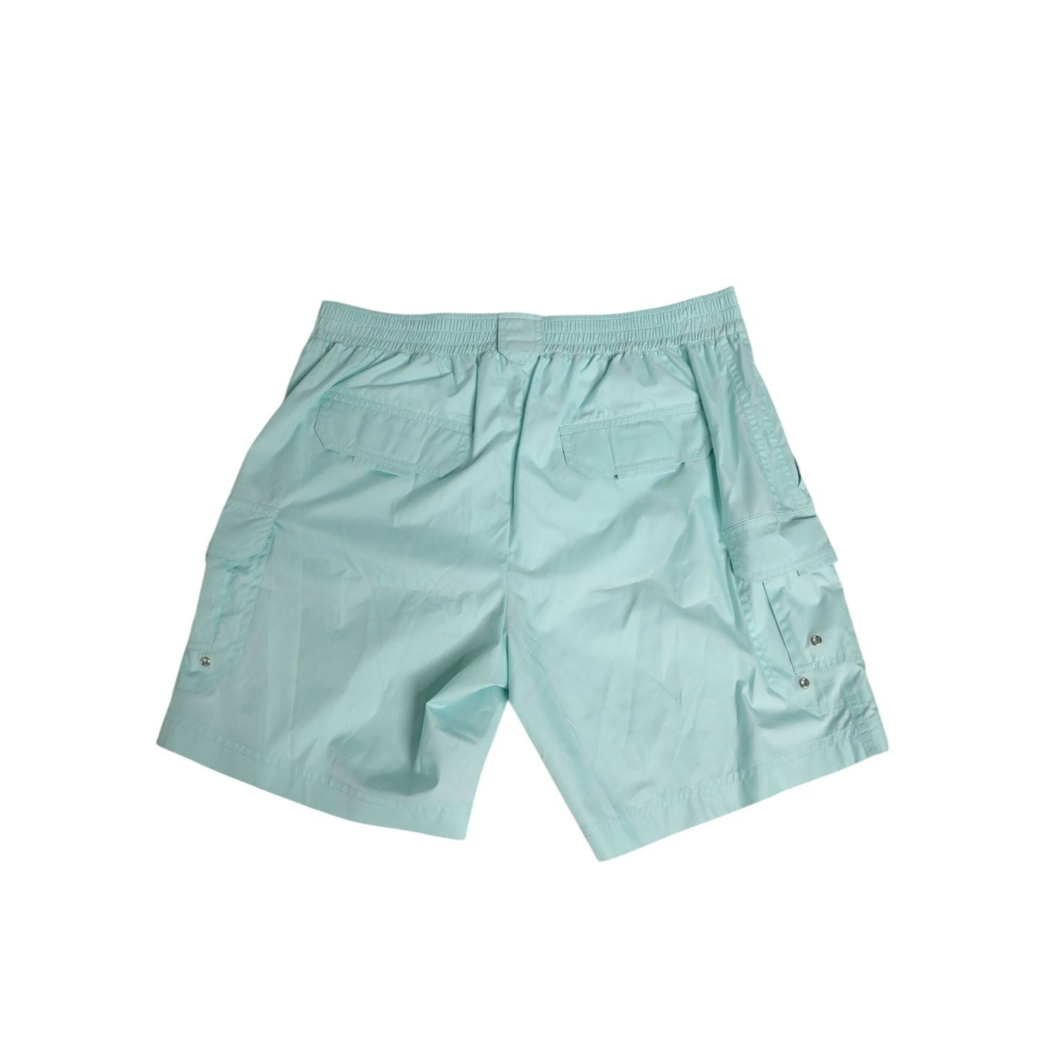 Dolce & Gabbana Aqua Blue Polyester Beachwear Men Shorts Swimwear