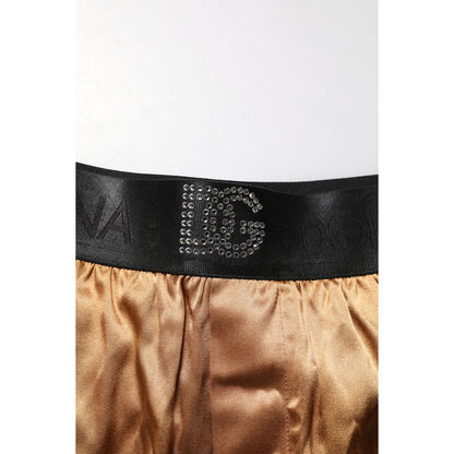 Dolce & Gabbana Beige Men Regular Boxer Eye Mask Set Underwear Dolce & Gabbana