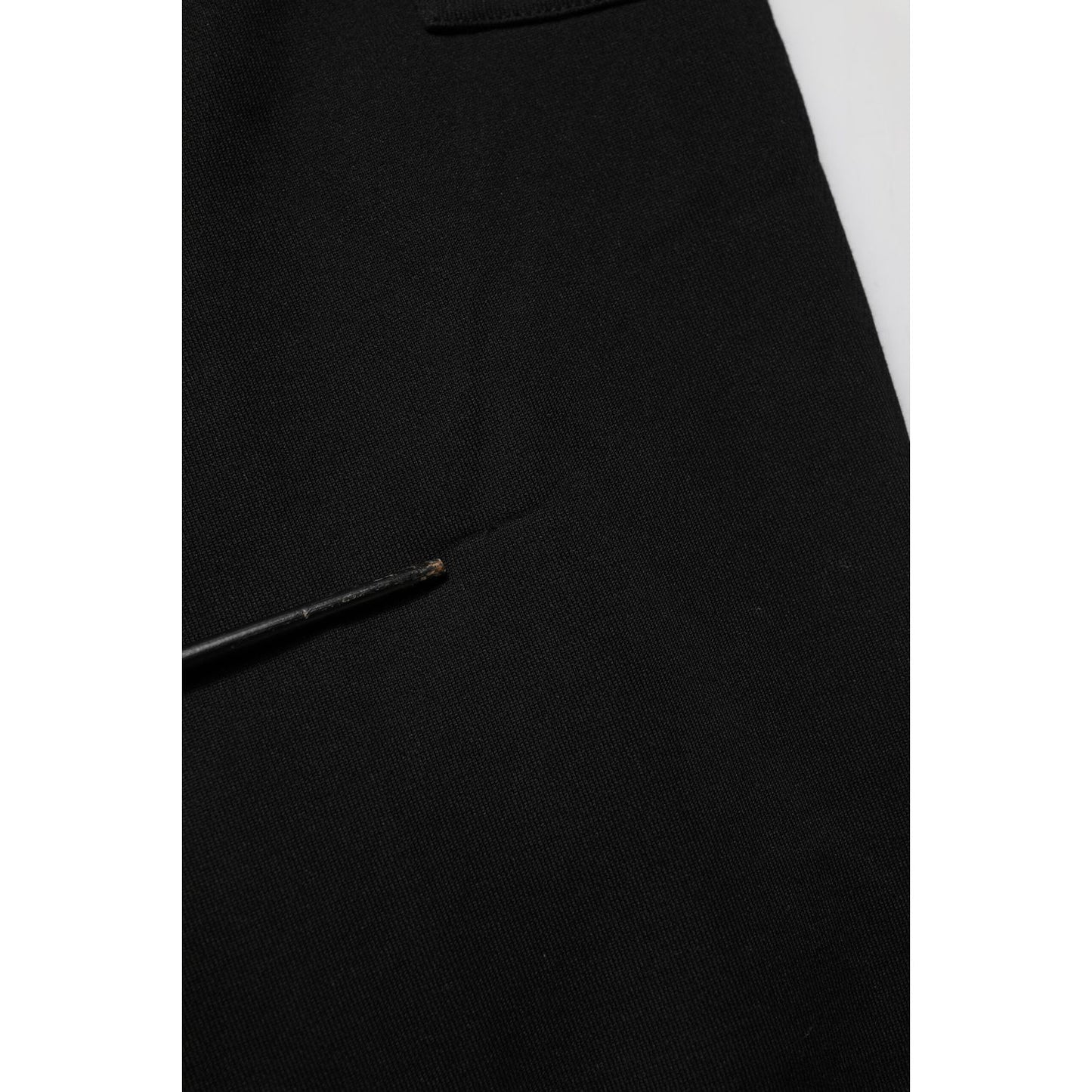 Dolce & Gabbana Black Cotton Blend Cargo Joggers Drawstring Pants Dolce & Gabbana