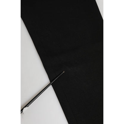 Dolce & Gabbana Black Cotton Jogger Jogging Men Trouser Pants Dolce & Gabbana