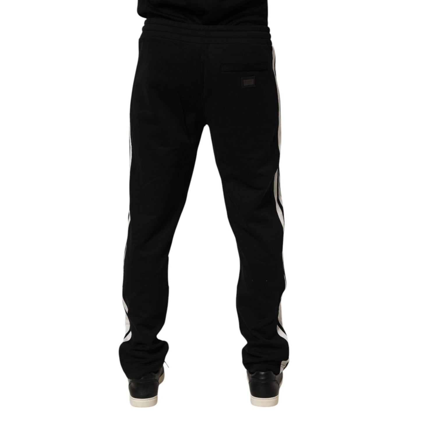 Dolce & Gabbana Black Cotton Jogger Sweatpants Trouser Pants Dolce & Gabbana