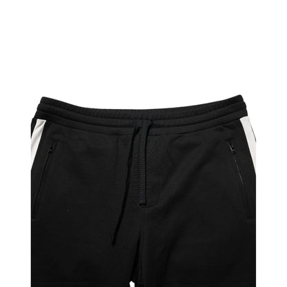Dolce & Gabbana Black Cotton Jogger Sweatpants Trouser Pants Dolce & Gabbana