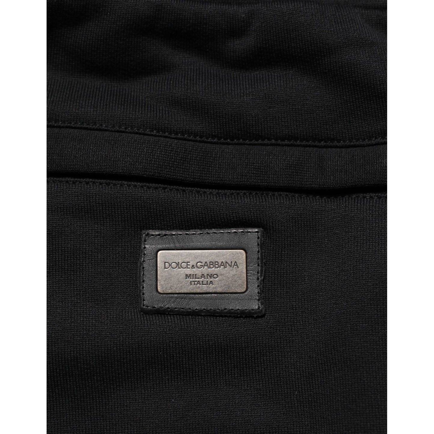 Dolce & Gabbana Black Cotton Jogger Sweatpants Trouser Pants Dolce & Gabbana
